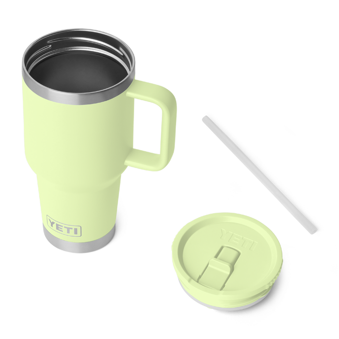Yeti Rambler 30oz (887ml) Travel Straw Mug [col:grasshopper]