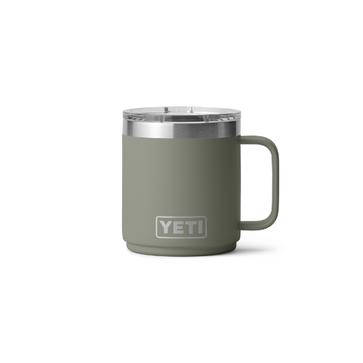 Yeti Rambler 10oz (291ml) Stackable Ceramic Lined Mug [col:pampa Green]