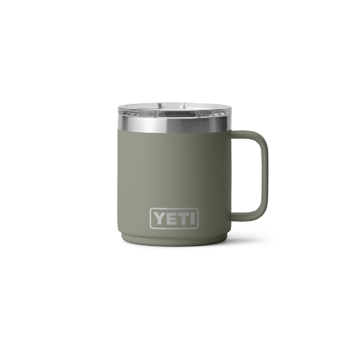 Yeti Rambler 10oz (291ml) Stackable Ceramic Lined Mug [col:pampa Green]