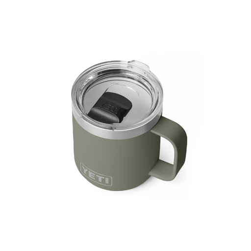 Yeti Rambler 10oz (291ml) Stackable Ceramic Lined Mug [col:pampa Green]