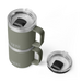 Yeti Rambler 10oz (291ml) Stackable Ceramic Lined Mug [col:pampa Green]