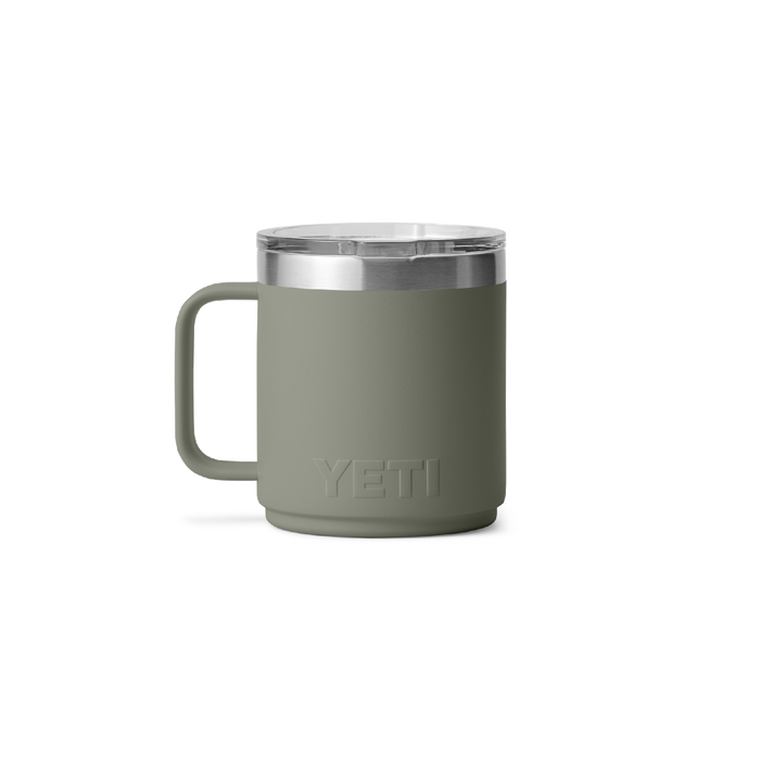 Yeti Rambler 10oz (291ml) Stackable Ceramic Lined Mug [col:pampa Green]