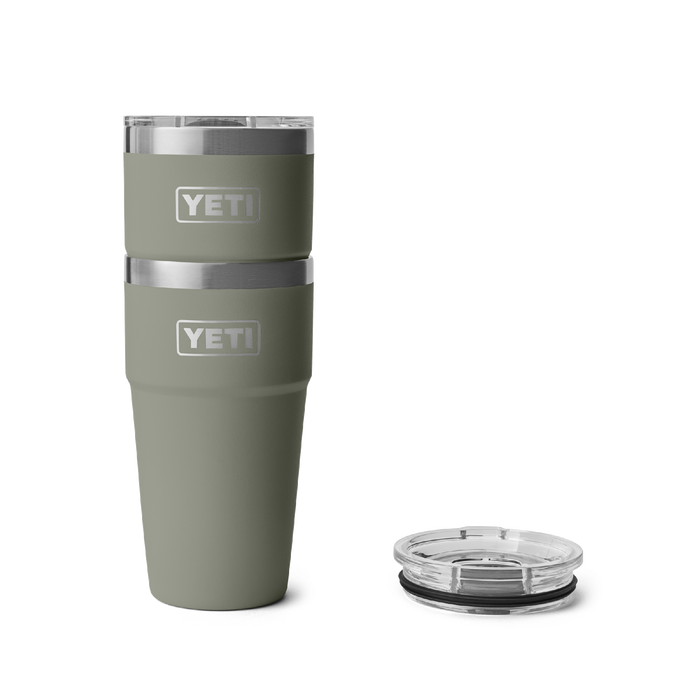 Yeti Rambler 20oz (591ml) Stackable Cup [col:pampa Green]