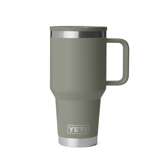 Yeti Rambler 30oz (887ml) Travel Straw Mug [col:pampa Green]