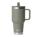 Yeti Rambler 30oz (887ml) Travel Straw Mug [col:pampa Green]