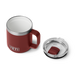 Yeti Rambler 10oz (291ml) Stackable Ceramic Lined Mug [col:stag Red]