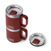 Yeti Rambler 10oz (291ml) Stackable Ceramic Lined Mug [col:stag Red]