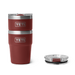 Yeti Rambler 16oz (473ml) Stackable Cup [col:stag Red]
