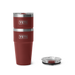 Yeti Rambler 20oz (591ml) Stackable Cup [col:stag Red]