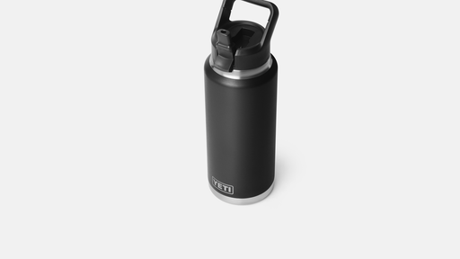Yeti Rambler 36oz (1065ml) Straw Bottle [col:black]