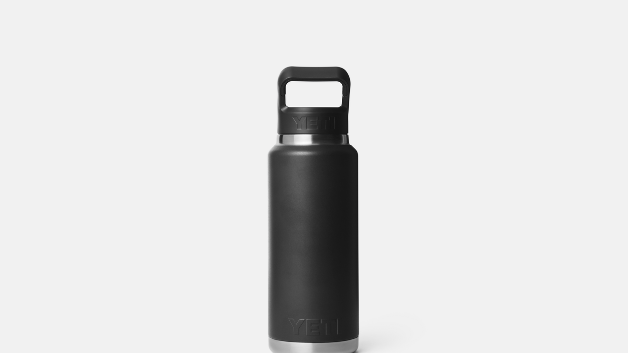 Yeti Rambler 36oz (1065ml) Straw Bottle [col:black]