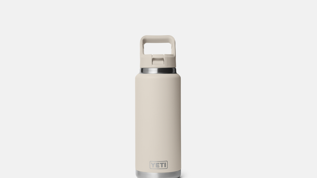 Yeti Rambler 36oz (1065ml) Straw Bottle [col:cape Taupe]
