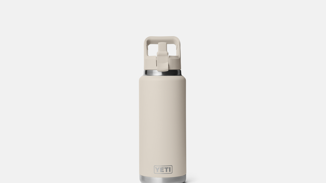 Yeti Rambler 36oz (1065ml) Straw Bottle [col:cape Taupe]