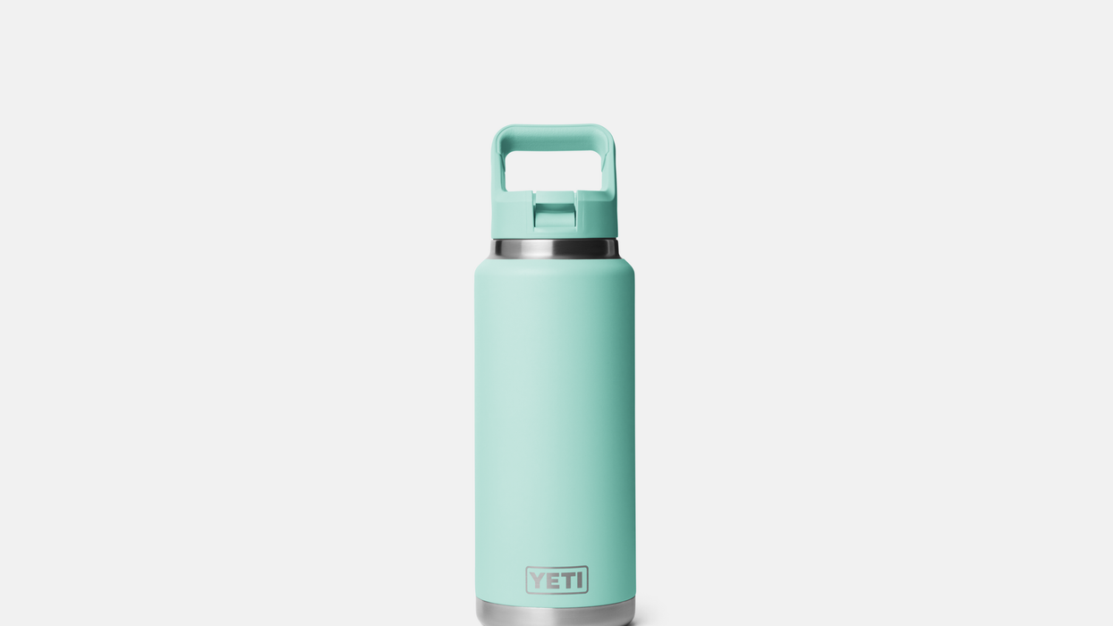 Yeti Rambler 36oz (1065ml) Straw Bottle [col:seafoam]
