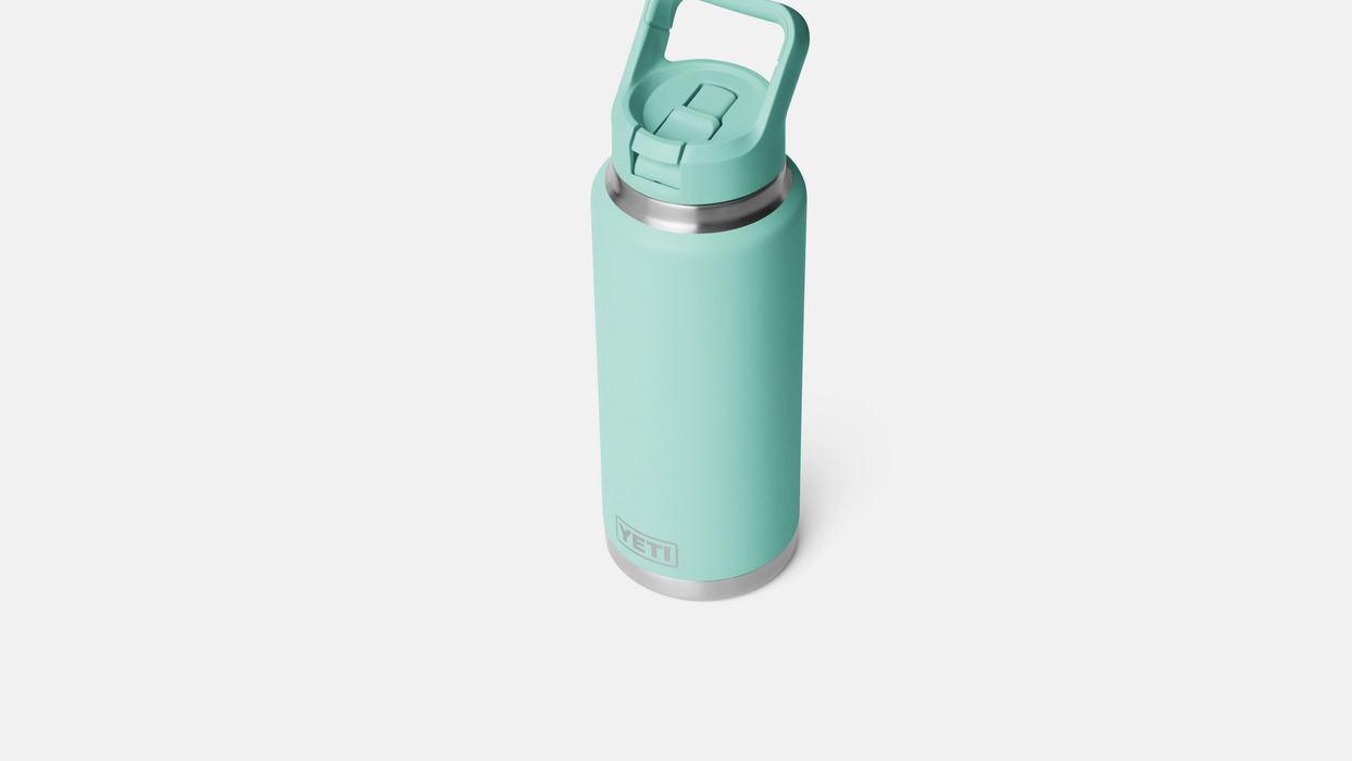 Yeti Rambler 36oz (1065ml) Straw Bottle [col:seafoam]