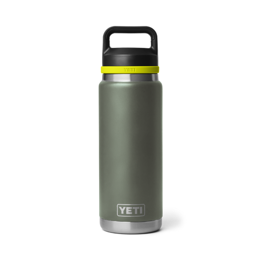 Yeti Rambler 26oz (760ml) Bottle With Chug Cap [col:camp Green/firefly Yellow]