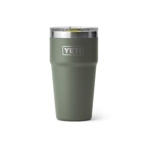 Yeti Rambler 20oz (591ml) Stackable Cup [col:camp Green/firefly Yellow]