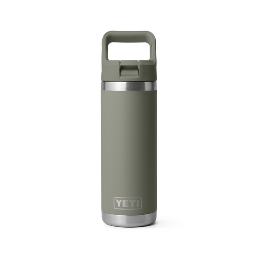 Yeti Rambler 18oz (532ml) Straw Bottle [col:pampa Green]