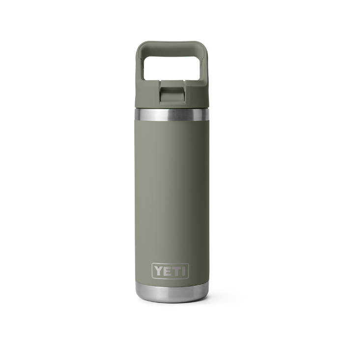 Yeti Rambler 18oz (532ml) Straw Bottle [col:pampa Green]