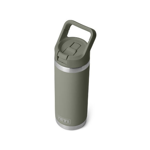 Yeti Rambler 18oz (532ml) Straw Bottle [col:pampa Green]