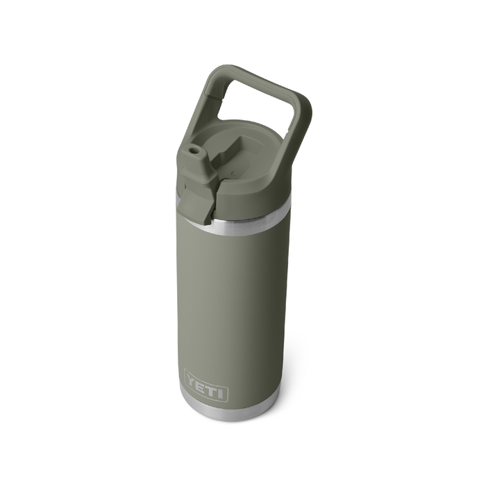 Yeti Rambler 18oz (532ml) Straw Bottle [col:pampa Green]