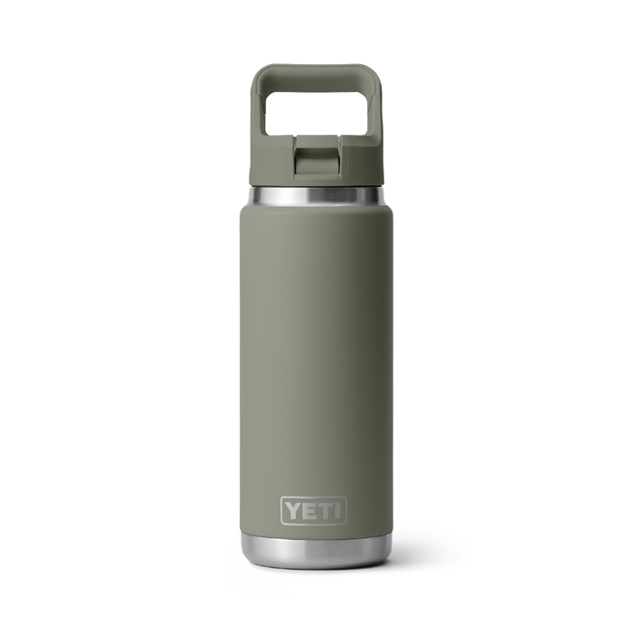 Yeti Rambler 26oz (760ml) Straw Bottle [col:pampa Green]