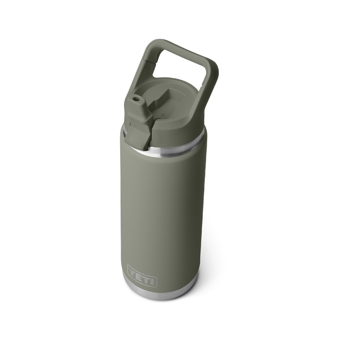 Yeti Rambler 26oz (760ml) Straw Bottle [col:pampa Green]