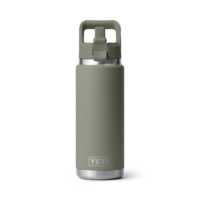 Yeti Rambler 26oz (760ml) Straw Bottle [col:pampa Green]
