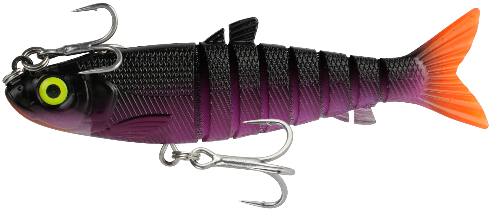 Wilson Live Mullet 5.5" Soft Plastic Swimbait Lure [col:black Jack]