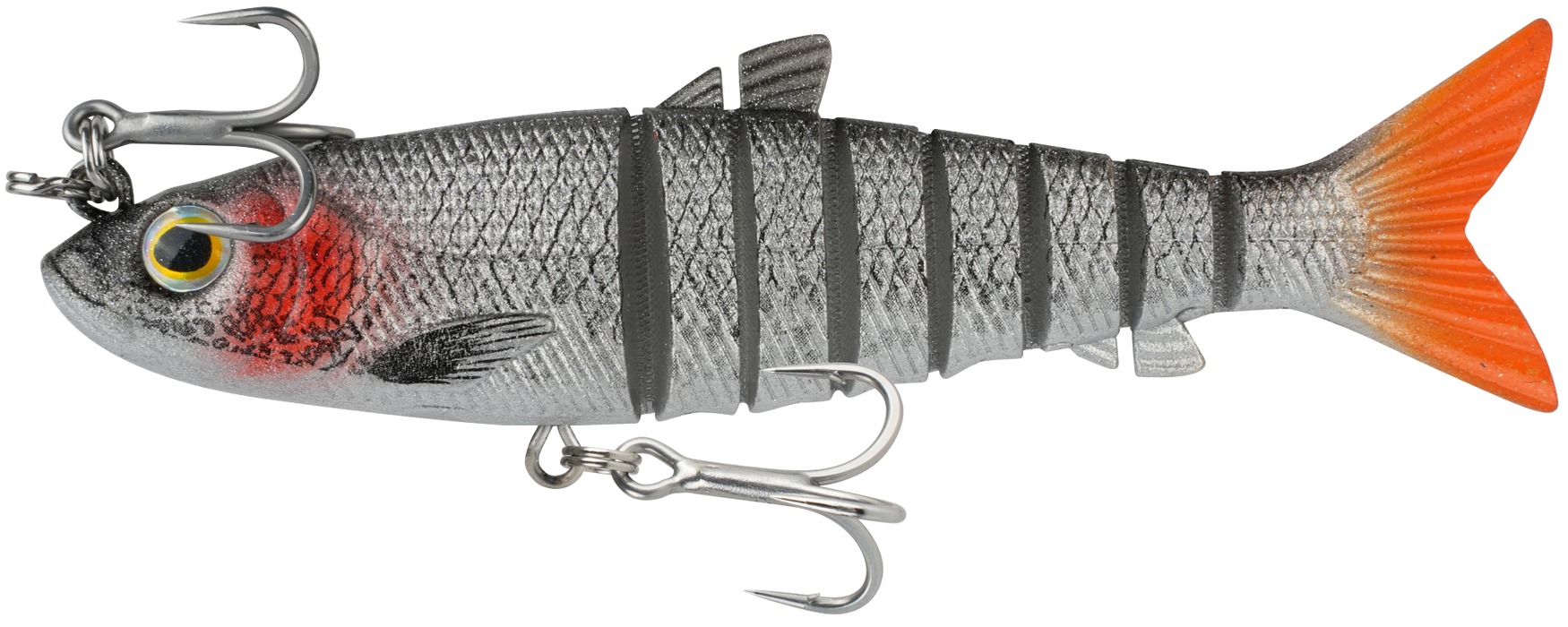 Wilson Live Mullet 5.5" Soft Plastic Swimbait Lure [col:crazy Mullet]