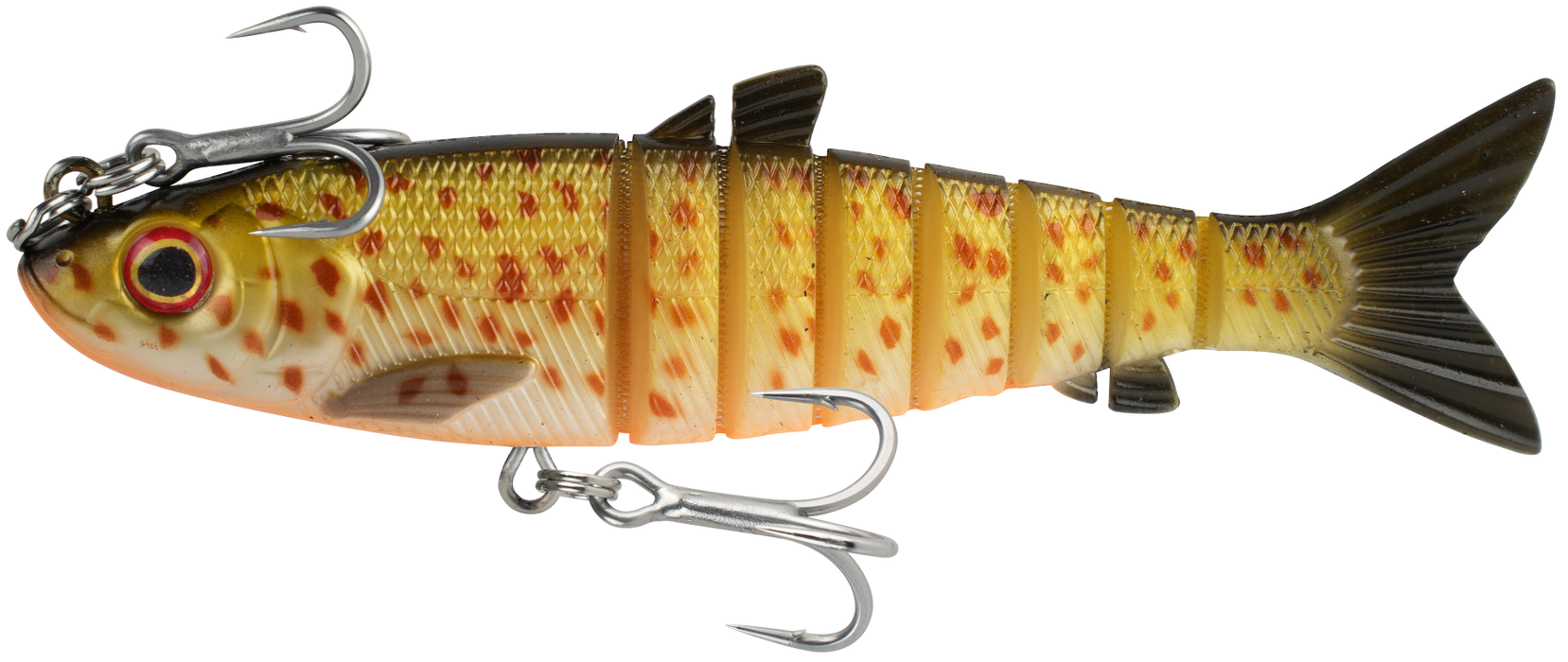 Wilson Live Mullet 5.5" Soft Plastic Swimbait Lure [col:orange Belly Trout]