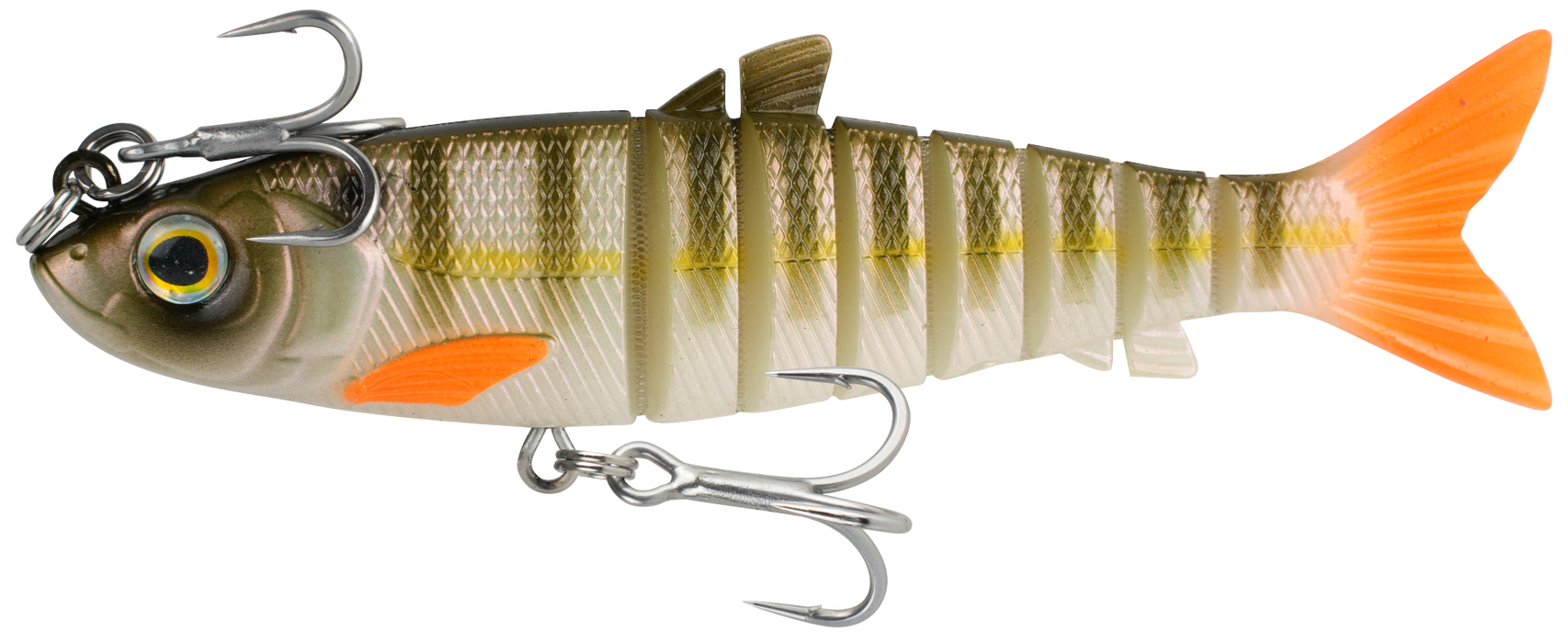 Wilson Live Mullet 5.5" Soft Plastic Swimbait Lure [col:olive Pearl Magic]