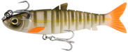 Wilson Live Mullet 5.5" Soft Plastic Swimbait Lure [col:olive Pearl Magic]