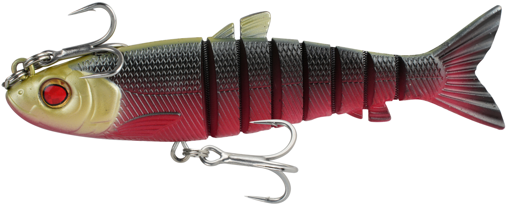 Wilson Live Mullet 5.5" Soft Plastic Swimbait Lure [col:red Devil]