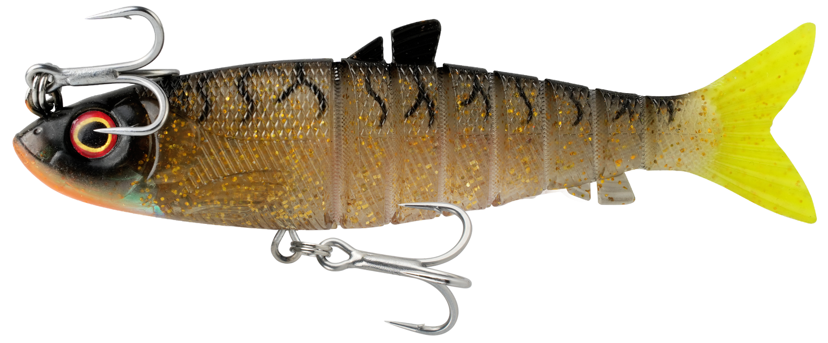 Wilson Live Mullet 5.5" Soft Plastic Swimbait Lure [col:toxic Ale]