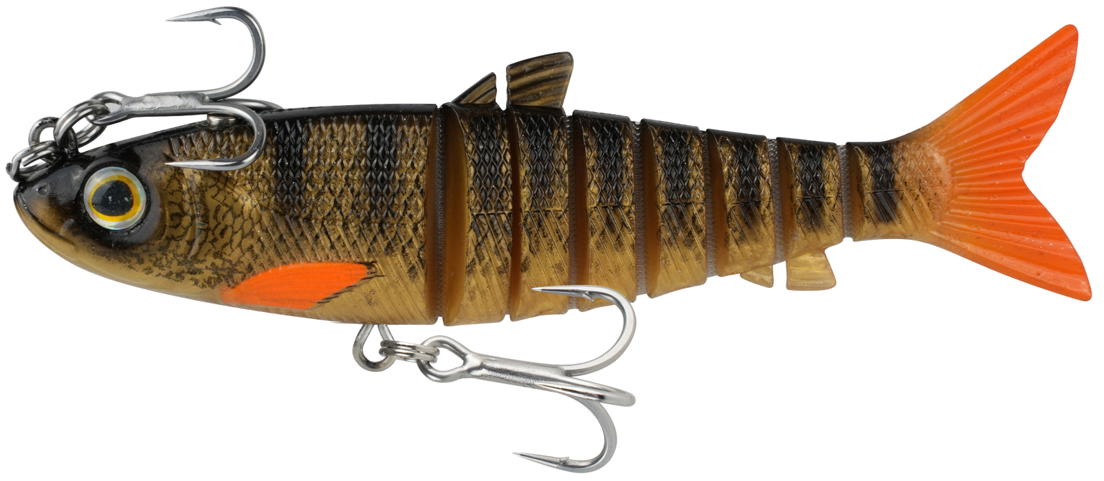 Wilson Live Mullet 5.5" Soft Plastic Swimbait Lure [col:gold Grunter]
