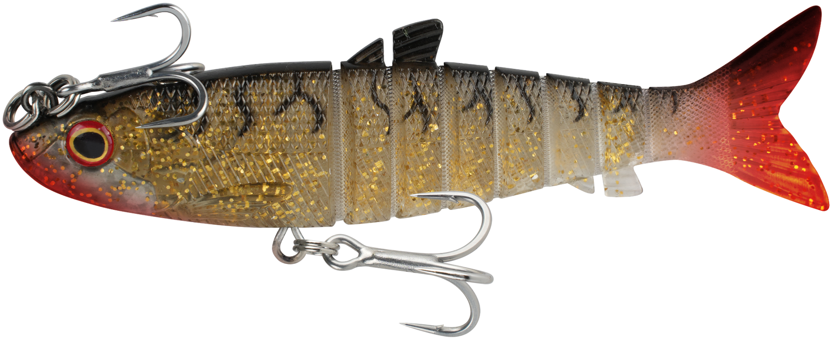 Wilson Live Mullet 5.5" Soft Plastic Swimbait Lure [col:firetail]