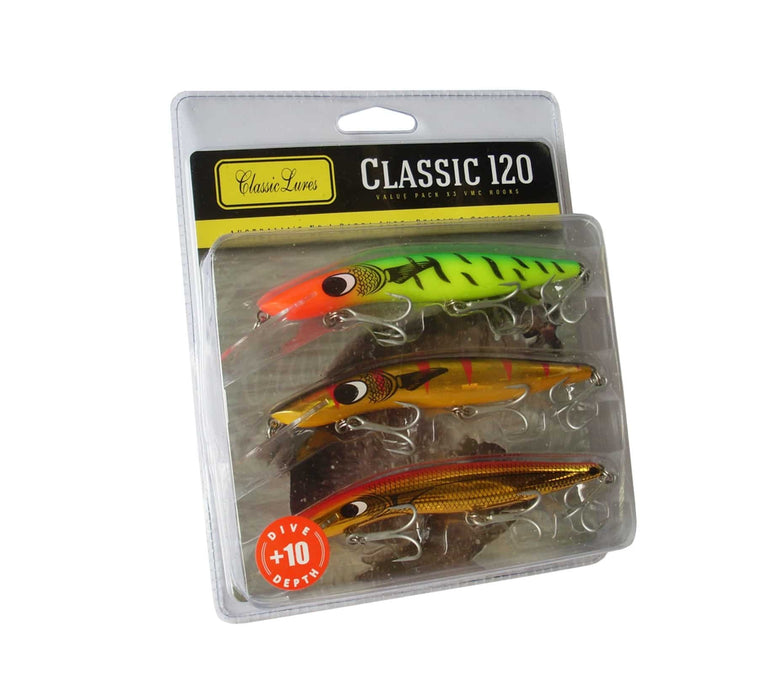 Classic Lures 120 +10ft Pack