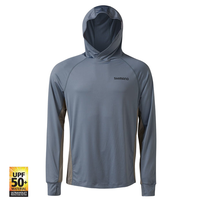 Hooded Corp Shimano Apparel Tech Tee L/s Cool Grey S