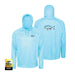 Shimano Tech Tee Hooded Longsleeve Upf 50+ - Blue Snapper [size:2xl]