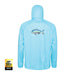 Shimano Tech Tee Hooded Longsleeve Upf 50+ - Blue Snapper [size:2xl]