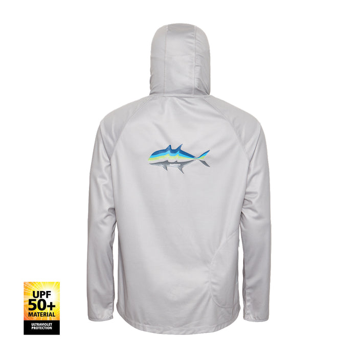 Shimano Tech Tee Hooded Long Sleeve Upf 50+ - Grey Gt [size:2xl]