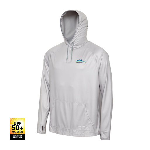 Shimano Tech Tee Hooded Long Sleeve Upf 50+ - Grey Gt [size:3xl]