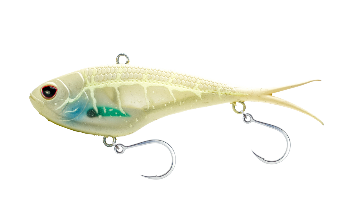 Nomad Vertrex Max 150mm-85g Vibe [col:white Ghost Shad]