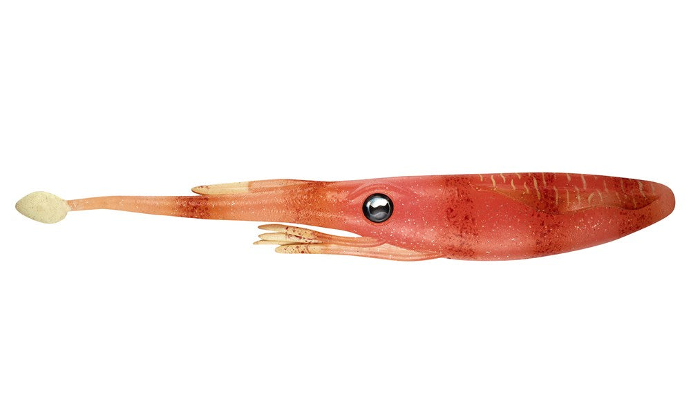 Nomad Live Ops Jerksquid 3.25" Soft Plastic Lure [col:pink Tiger]