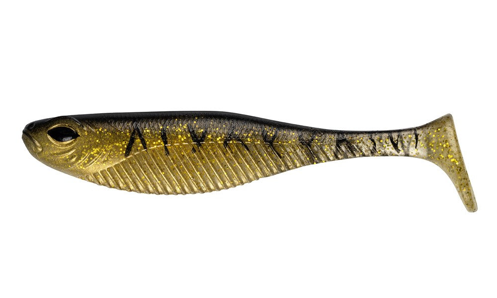 Nomad Live Ops Dozer 5" Soft Plastic Lure [col:gold Tiger]