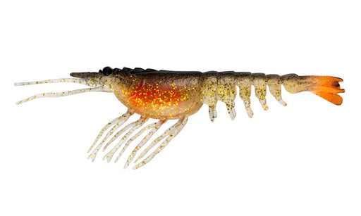 Nomad Live Ops Switcher Shrimp 2.3" Soft Plastic [col:black & Gold]