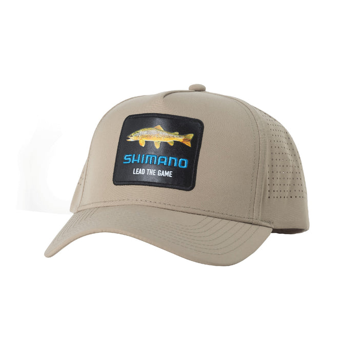 Shimano Lead The Game Trucker Cap Trout Sand