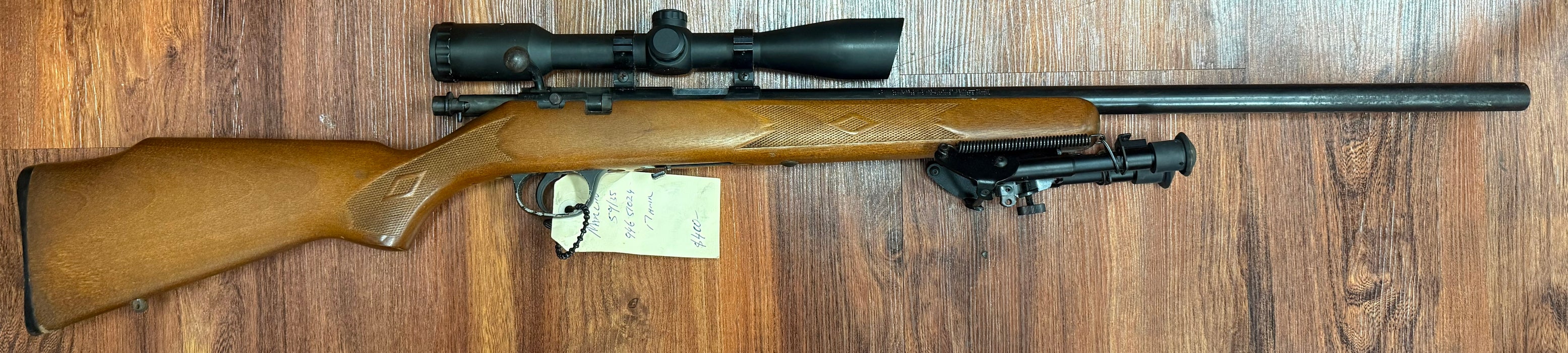 Marlin 17hmr Wood Stock w/Nikko Sterling Platinum Scope